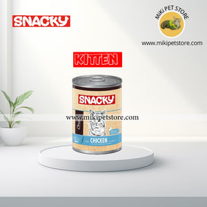 Snacky Kitten Canned Food Chicken In Gravy 400G