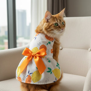 Small Pet Dog Cat Bowknot Skirt Puppy Sweet Princess Tutu Dress