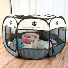 Breathable Outdoor Camping Foldable Pet Tent – Portable Exercise House for Cats & Small Dogs