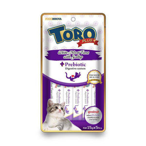 Toro Plus White Meat Tuna and Scallop Creamy Cat Treat 75g (15gX5)