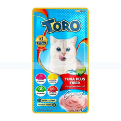 Toro Toro Lickable Treat – Tuna Plus Fiber (5 x 15g)
