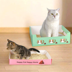 Travel Outdoor Portable Cat Litter Box for Kitten Rabbit & Cat