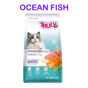 Truly All Life Stage Dry Cat Food Ocean Fish