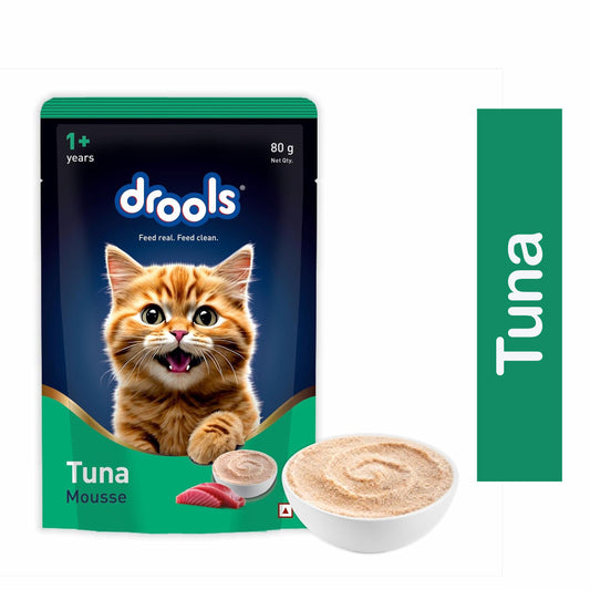 Drools Adult Cat Pouch Tuna Mousse Flavor 80g