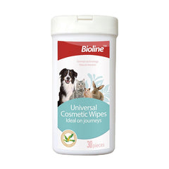 Bioline Universal Cosmetic Wipes for Eyes, Ears, Face & Body 30 Pieces