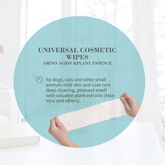Bioline Universal Cosmetic Wipes for Eyes, Ears, Face & Body 10 Pieces