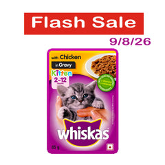 Whiskas Pouch Kitten Chicken in Gravy ( Expire Date 9/8/26)