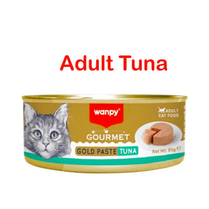 Wanpy Gourmet Adult Tuna Flavored Canned Cat Food 85g
