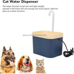 Automatic Cat & Dog Water Fountain - 1.5L Quiet Circulating Pet Drinking Dispenser with Elbow Nozzle