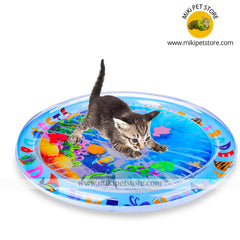 Cat Water Mat – Thick, Unbreakable Summer Cooling & Sensory Play Bed for Indoor Cats