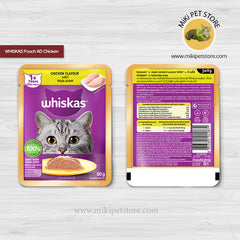 Whiskas 1+ Years Chicken Flavour Pouch