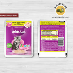 Whiskas Junior 2-12 Months Chicken Mousse Flavour Pouch