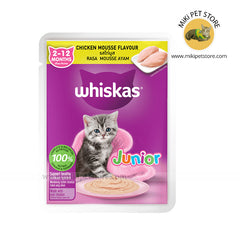 Whiskas Junior 2-12 Months Chicken Mousse Flavour Pouch