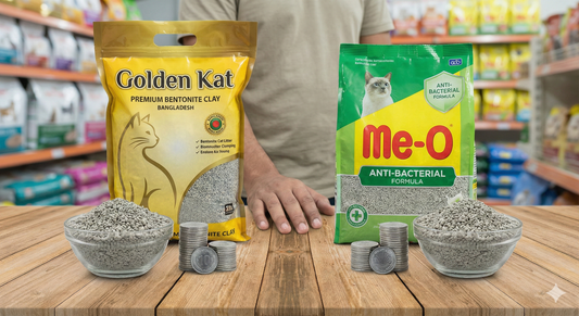 Review: Is "Golden Kat" or "Me-O" Litter Better Value for Money?
