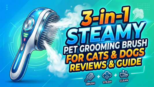 3-in-1 Steamy Pet Grooming Brush for Cats & Dogs 2026 Reviews & Guide
