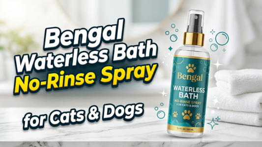Bengal Waterless Bath No-Rinse Spray for Cats & Dogs