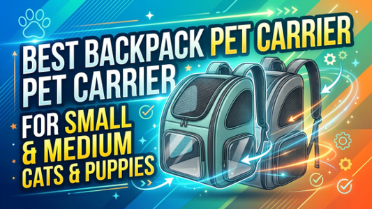 Best backpack pet carrier for small and medium cats & puppies.