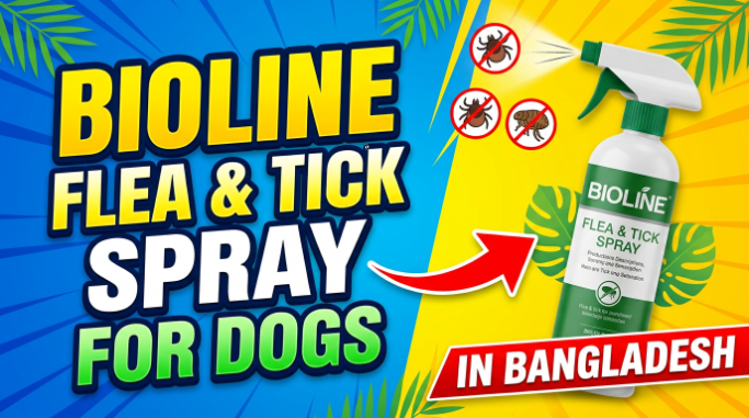 Bioline Flea & Tick Spray for Dogs in Bangladesh