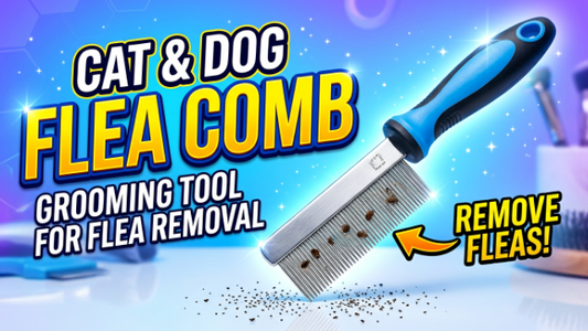 Cat & Dog Flea Comb: Grooming Tool for Flea Removal