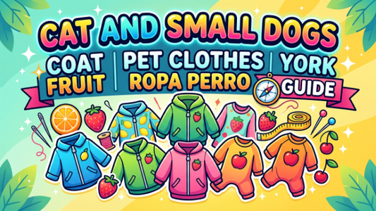 Cat and Small Dogs Coat Fruit Pet Clothes Ropa Perro York Guide