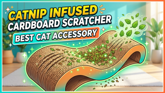 Catnip Infused Cardboard Scratcher for Cats in 2026