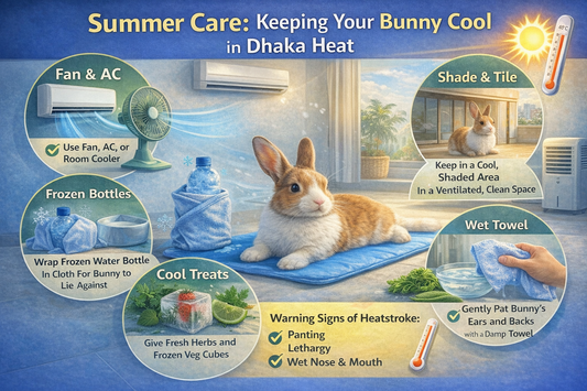 Summer Care: Keeping Your Bunny Cool in Dhaka Heat