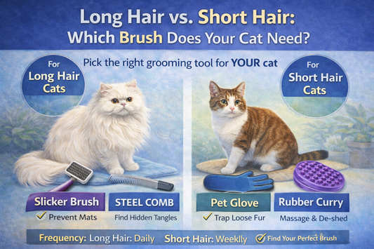 Long Hair vs. Short Hair: Which Brush Does Your Cat Need?