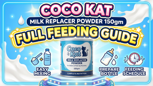 Coco Kat Milk Replacer Powder 150gm: Full Feeding Guide