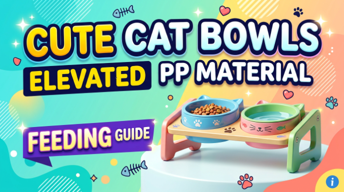 Cute Cat Bowls Elevated PP Material: 2026 Feeding Guide