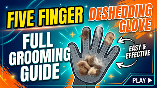 Five Finger Deshedding Glove: Full Grooming Guide