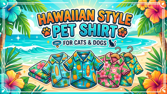 Hawaiian Style Pet Shirt for Cats & Dogs