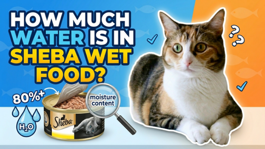 How much water is in sheba wet cat food