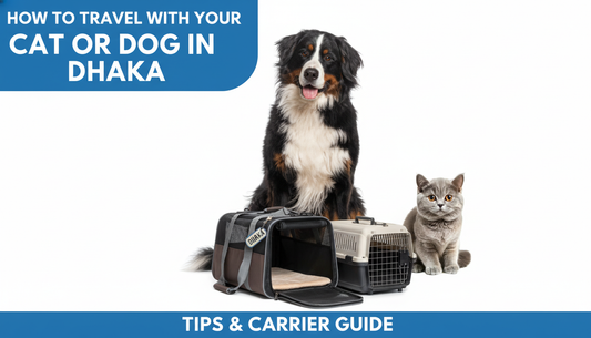 How to Travel with Your Cat or Dog in Dhaka – Tips & Carrier Guide 2026