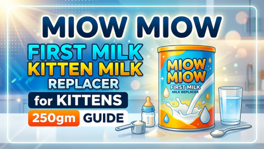 Miow Miow First Milk Kitten Milk Replacer for Kittens 250gm Guide  2026