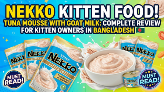 Nekko Kitten Food Tuna Mousse Goat Milk Review (Best for Kittens)