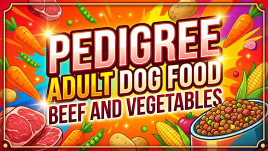 Pedigree Adult Dog Food Beef and Vegetables – Complete Daily Nutrition
