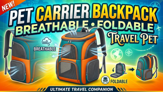 Pet Carrier Backpack Breathable Foldable Travel 2026