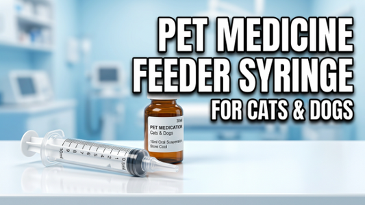 Pet Medicine Feeder Syringe for Cats & Dogs 2026