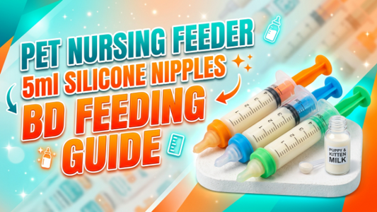 Pet Nursing Feeder Silicone Nipples 5ml: BD Feeding Guide