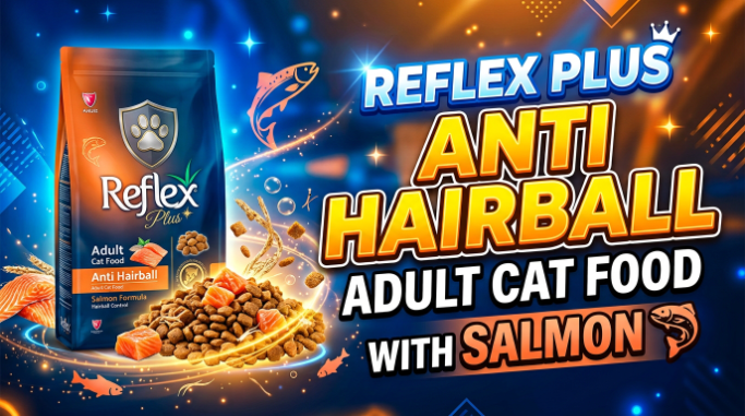 Reflex Plus Anti Hairball Adult Cat Food with Salmon: Solution for Indoor Cats