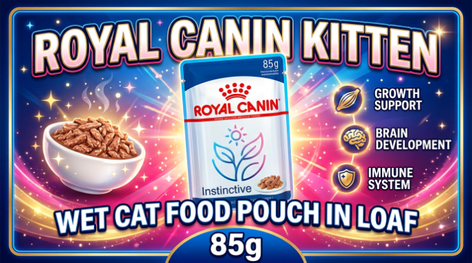 Royal Canin Kitten Wet Cat Food Pouch in Loaf 85g – Price & Review