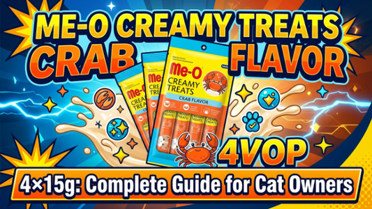 Me-O Creamy Treats Crab Flavor 4×15g: Complete Guide for Cat Owners