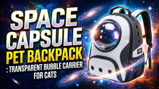 Space Capsule Pet Backpack 2026: Transparent Bubble Carrier for Cats