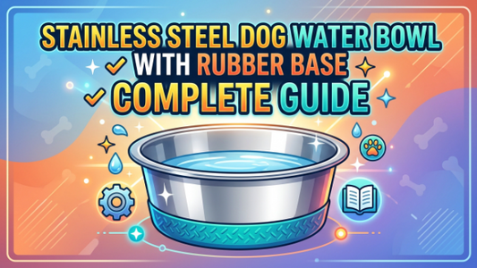 Stainless Steel Dog Water Bowl with Rubber Base Complete Guide