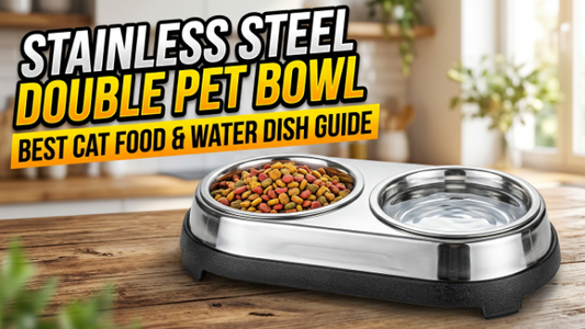 Stainless Steel Double Pet Bowl Best Cat Food & Water Dish Guide