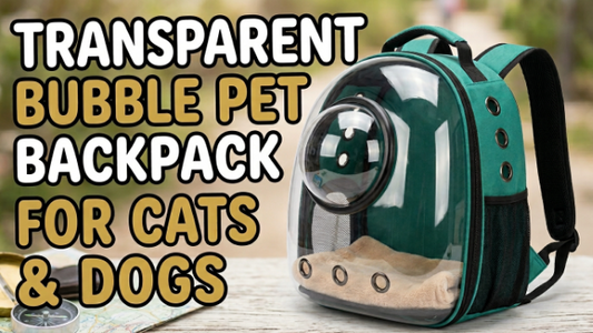 Transparent Bubble Pet Backpack for Cats & Dogs 2026