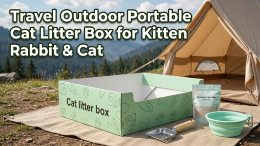 Travel outdoor portable litter box for cat & rabbits Complete guide