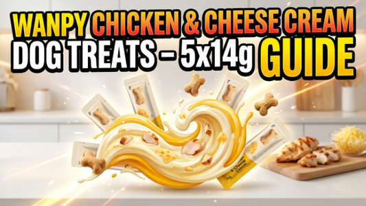 Wanpy Chicken & Cheese Cream Dog Treats – 5x14g Guide