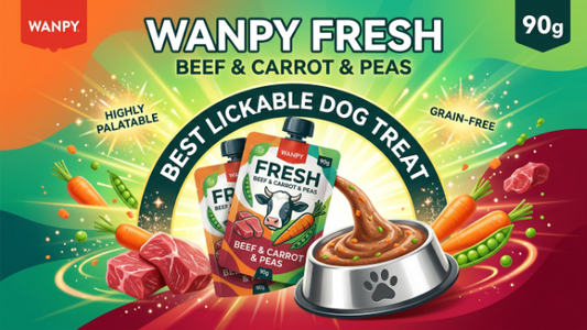 Wanpy Fresh Beef & Carrot &  Peas 90g 2026: Best Lickable Dog Treat