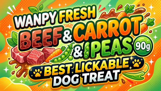 Wanpy Fresh Beef & Carrot & Peas 90g 2026: Best Lickable Dog Treat